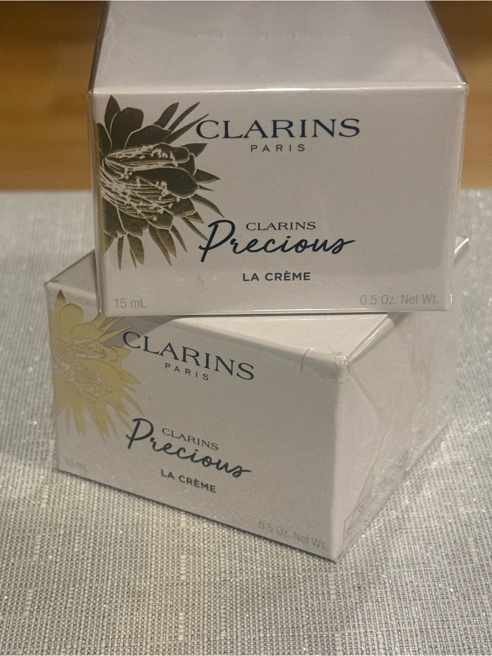 Clarins Precious La Crème Luxury Face Cream Set 2 x 15mL Sealed